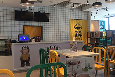 飯猩人高端白領(lǐng)營養(yǎng)餐連鎖餐廳品牌設(shè)計(jì)