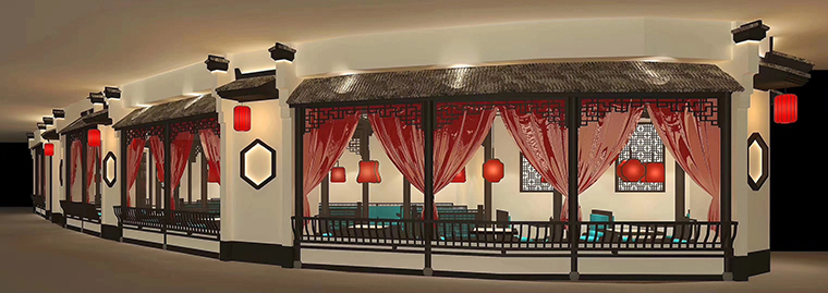 中式主題餐廳設計